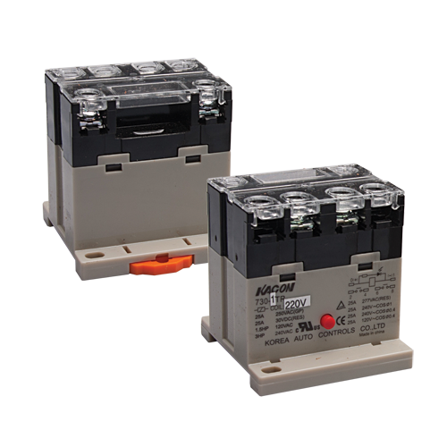 Electro Mechanical Power Relay, DIN Rail mount & screw terminals, 30A SPST NO, 24VDC coil input