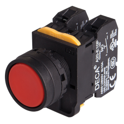 22mm Momentary pushbutton switch, 1NO, Red 22mm Momentary pushbutton switch, 1NO, Red