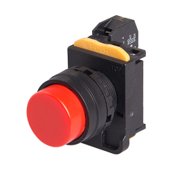 22mm Momentary pushbutton switch, Extended head, 1NC, Red 22mm Momentary pushbutton switch, Extended head, 1NC, Red