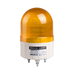 Light, Strobe, 86mm, Stud Mount, Yellow Dome Lens, 110 VAC