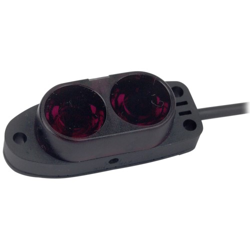 Sensor, Photo, Diffuse Reflective, Dark On, NPN Output, 12 - 24 VDC