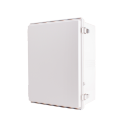 Plastic Enclosure, ABS, Gray color, P type for molded hinge & stainless steel latch, W13.78 x L17.72 x D7.87" size, IP67