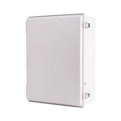 Plastic Enclosure, ABS, Gray color, P type for molded hinge & stainless steel latch, W15.75 x L19.69 x D6.30" size, IP67