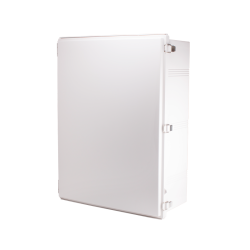 Plastic Enclosure, ABS, Gray color, P type for molded hinge & stainless steel latch, W24.80 x L32.68 x D11.22" size, IP67
