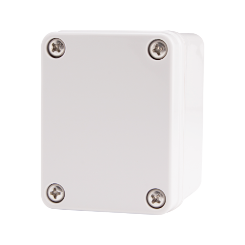 Plastic Enclosure, ABS, Gray Color, S type for Lift-off screw cover, W1.97 x L2.56 x D2.17" size, IP67