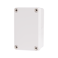 Plastic Enclosure, ABS, Gray Cover, S type for Lift-off screw cover, W3.15 x L5.12 x D2.76" size, IP67