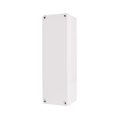 Plastic Enclosure, ABS, Gray Cover, S type for Lift-Off screw cover, W3.15 x L9.84 x D2.76" size, IP67