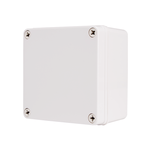 Plastic Enclosure, ABS, Gray Color, S type for Lift-off screw cover, W4.92 x L4.92 x D2.76" size, IP67