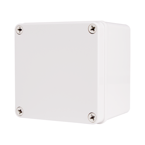 Plastic Enclosure, ABS, Gray Color, S type for Lift-off screw cover, W4.92 x L4.92 x D3.94" size, IP67