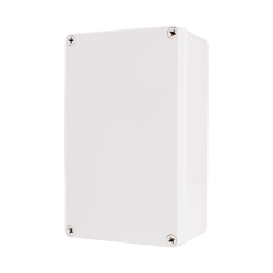 Plastic Enclosure, ABS, Gray Color, S type for Lift-off screw cover, W5.51 x L9.06 x D3.74" size, IP67