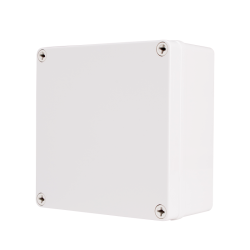 Plastic Enclosure, ABS, Gray Color, S type for Lift-off screw cover, W5.91 x L5.91 x D2.95" size, IP67