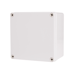 Plastic Enclosure, ABS, Gray Color, S type for Lift-off screw cover, W5.91 x L5.91 x D3.94" size, IP67