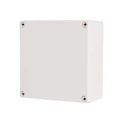 Plastic Enclosure, ABS, Gray Color, S type for Lift-off screw cover, W6.30 x L6.30 x D2.76" size, IP67