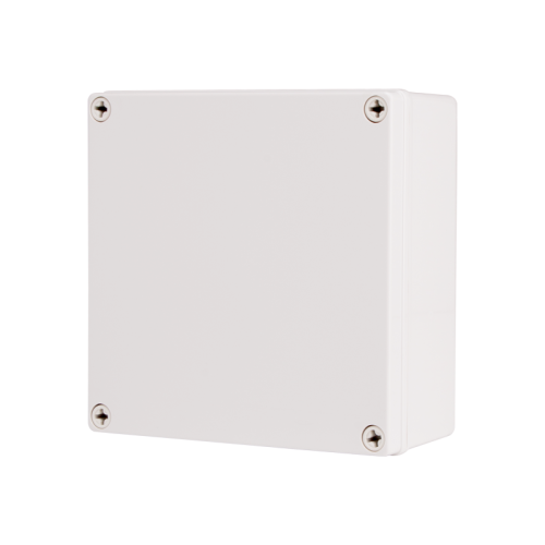 Plastic Enclosure, ABS, Gray Color, S type for Lift-off screw cover, W6.30 x L6.30 x D2.76" size, IP67