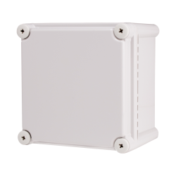 Plastic Enclosure, ABS, Gray Color, S type for Lift-off screw cover, W7.48 x L7.48 x D5.12" size, IP67