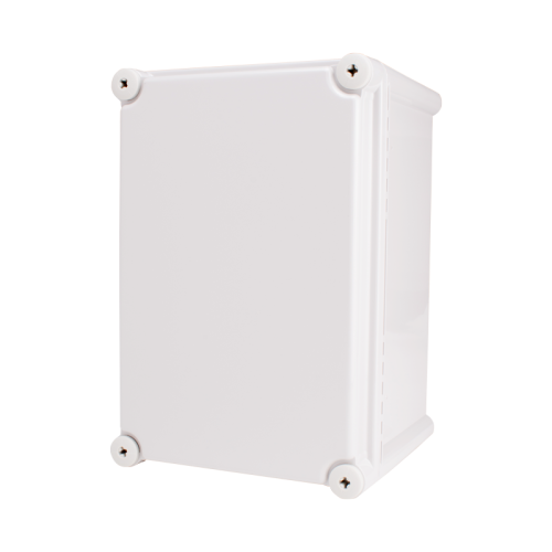 Plastic Enclosure, ABS, Gray Color, S type for Lift-off screw cover, W7.48 x L11.02 x D7.09" size, IP67