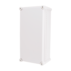Plastic Enclosure, ABS, Gray Color, S type for Lift-off screw cover, W7.48 x L14.96 x D5.12" size, IP67