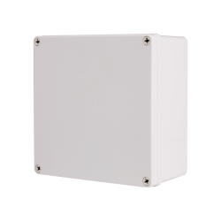 Plastic Enclosure, ABS, Gray Color, S type for Lift-off screw cover, W7.87 x L7.87 x D3.94" size, IP67