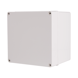 Plastic Enclosure, ABS, Gray Color, S type for Lift-off screw cover, W7.87 x L7.87 x D6.30" size, IP67
