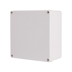 Plastic Enclosure, ABS, Gray Color, S type for Lift-off screw cover, W8.27 x L9.06 x D3.94" size, IP67
