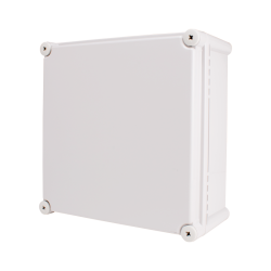 Plastic Enclosure, ABS, Gray Color, S type for Lift-off screw cover,W11.02 x L11.02 x D5.12" size, IP67