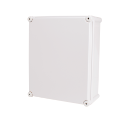 Plastic Enclosure, ABS, Gray Color, S type for Lift-off screw cover,W11.02 x L13.39 x D5.12" size, IP67