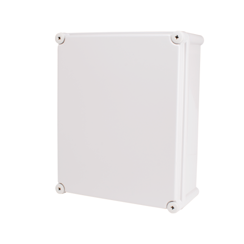 Plastic Enclosure, ABS, Gray Color, S type for Lift-off screw cover,W11.02 x L13.39 x D5.12" size, IP67