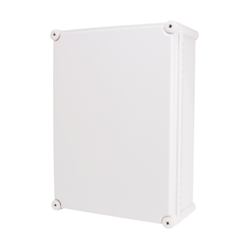 Plastic Enclosure, ABS, Gray Color, S type for Lift-off screw cover, W11.02 x L14.96 x D5.12" size, IP67