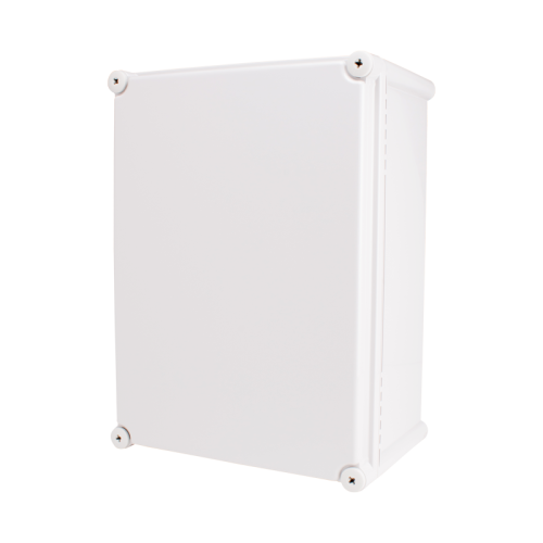 Plastic Enclosure, ABS, Gray Color, S type for Lift-off screw cover, W11.02 x L14.96 x D7.09" size, IP67
