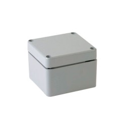 BOXCO Enclosure, Aluminum Die casting, Gray Color, W3.15 x L2.95 x D2.24" size, IP67