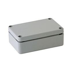 Aluminum Die casting enclosure, Gray color, W6.30  xL10.24 x D3.54" , NEMA 4X