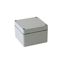 Enclosure, Aluminum Die casting, Gray Color, W3.94 x L3.94 x D3.19" size, IP67