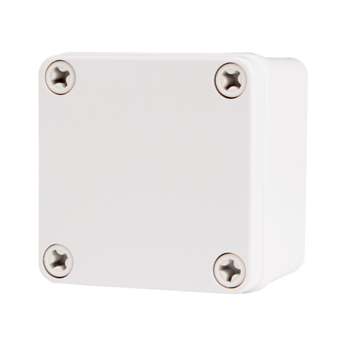 Plastic Enclosure, PC, Gray color, S type for Lift-off screw cover, W3.15 x L3.15 x D2.36" size, IP67 (UL)