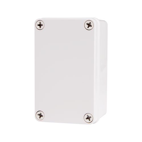 Plastic Enclosure, PC, Gray Cover, S type for Lift-Off Screw Cover, W3.15 x L5.12 x D2.76" (UL)