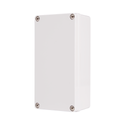 Plastic Enclosure, PC, Gray color, S-type for Lift-off screw cover, W3.15 x L6.30 x D2.17" size, IP67 (UL)
