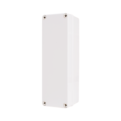 Plastic Enclosure, PC, Gray color, S type for Lift-Off screw cover, W3.15 x L9.84 x D3.35" size, IP67 (UL)