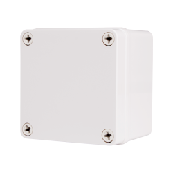 Plastic Enclosure, PC, Gray color, S type for Lift-off screw cover, W3.94 x L3.94 x D2.95' size, IP67 (UL)