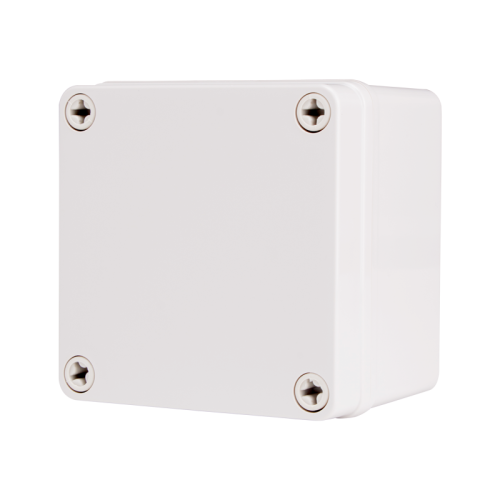 Plastic Enclosure, PC, Gray color, S type for Lift-off screw cover, W3.94 x L3.94 x D2.95' size, IP67 (UL)