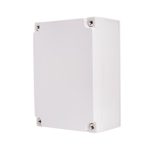 Plastic Enclosure, PC, Gray color, S type for Lift-off screw cover, W4.92 x L6.89 x D2.95" size, IP67 (UL)