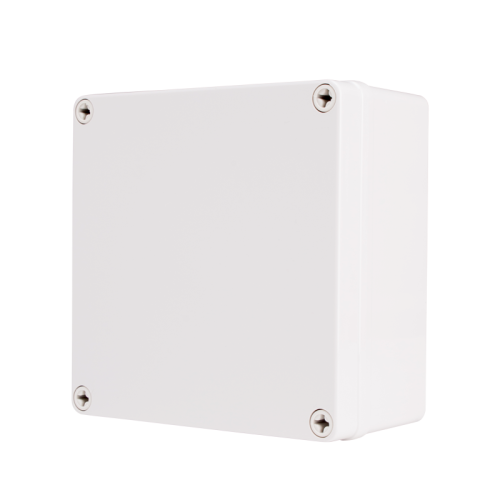 Plastic Enclosure, PC, Gray color, S type for Lift-off screw cover, W5.91 x L5.91 x D2.95" size, IP67 (UL)