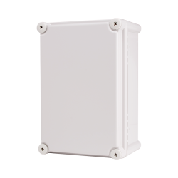 Plastic Enclosure, PC, Gray color, S type for Lift-off screw cover, W7.48 x L11.02 x D5.12" size, IP67 (UL)