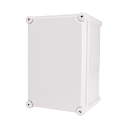 Plastic Enclosure, PC, Gray color, S type for Lift-off screw cover, W7.48 x L11.02 x D7.09" size, IP67 (UL)
