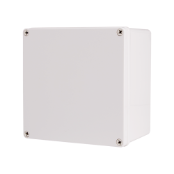 Plastic Enclosure, PC, Gray color, S type for Lift-off screw cover, W7.87 x L7.87 x D5.12" size, IP67 (UL)