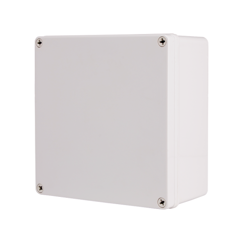 Plastic Enclosure, PC, Gray color, S type for Lift-off screw cover, W8.27 x L9.06 x D3.94" size, IP67 (UL)