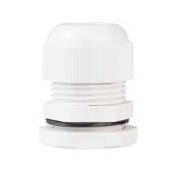 Cable Gland, 13 to 18 mm cable dia, 29mm cutting-hole, Nylon, Gray color