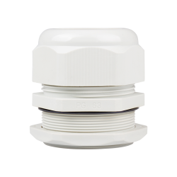 Cable Gland, 42 to 50mm cable dia, 71mm cutting-hole, Nylon, Gray color