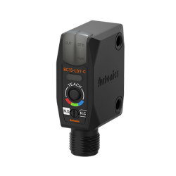 Sensor, Color Mark Photoelectric Sensor, Convergent Reflective Type, 15mm Sensing Distance, NPN Output, Connector Type, 12-24 VDC