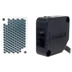 Autonics Photo Sensor, Retroreflective, Light & Dark On, 5m Sensing, Relay Output, 24-240V AC/DC