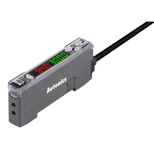 Autonics Fiber Optic Amplifier, Dual-display, Auto Tune, PNP Output, Red LED, 12-24 VDC (fiber req'd).. Autonics Fiber Optic Amplifier, Dual-display, Auto Tune, PNP Output, Red LED, 12-24 VDC (fiber req'd)..