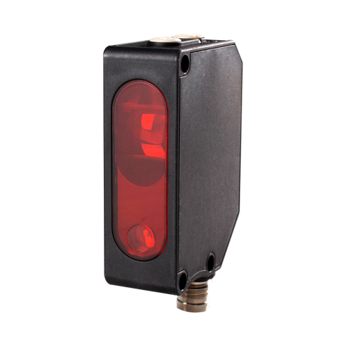 BGS photoelectric sensor, 50~300mm sensing adjust by potentiometer, NPN, Class 2 laser, 10 - 30VDC, M8 connector